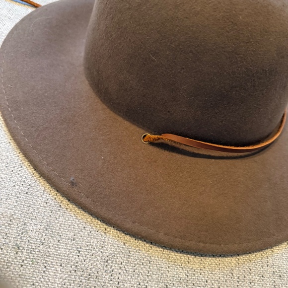 Brixton Felt Hat, Brown Size M 7 1/4
